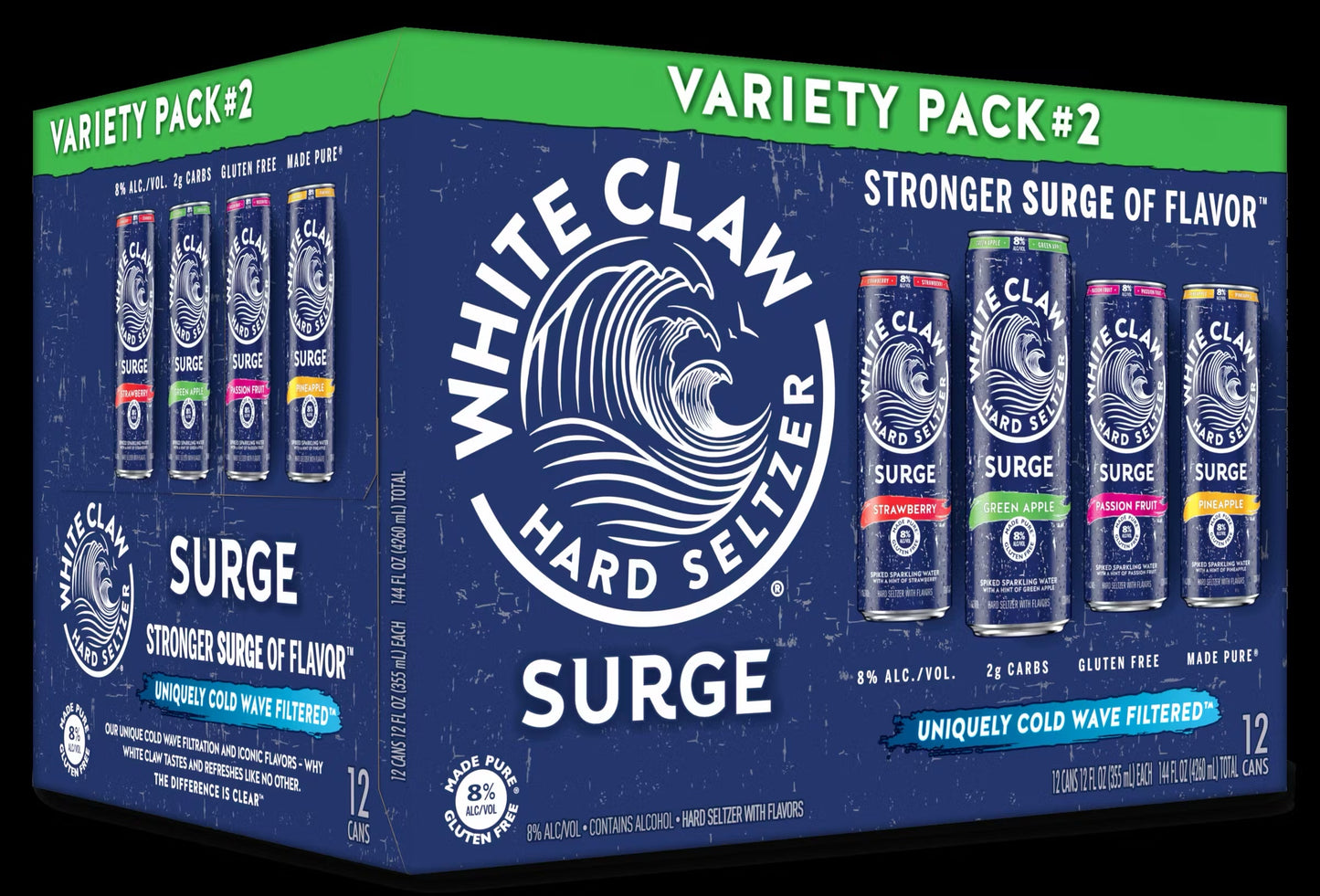 WHITE CLAW VARIETY PACKS 12 COUNT